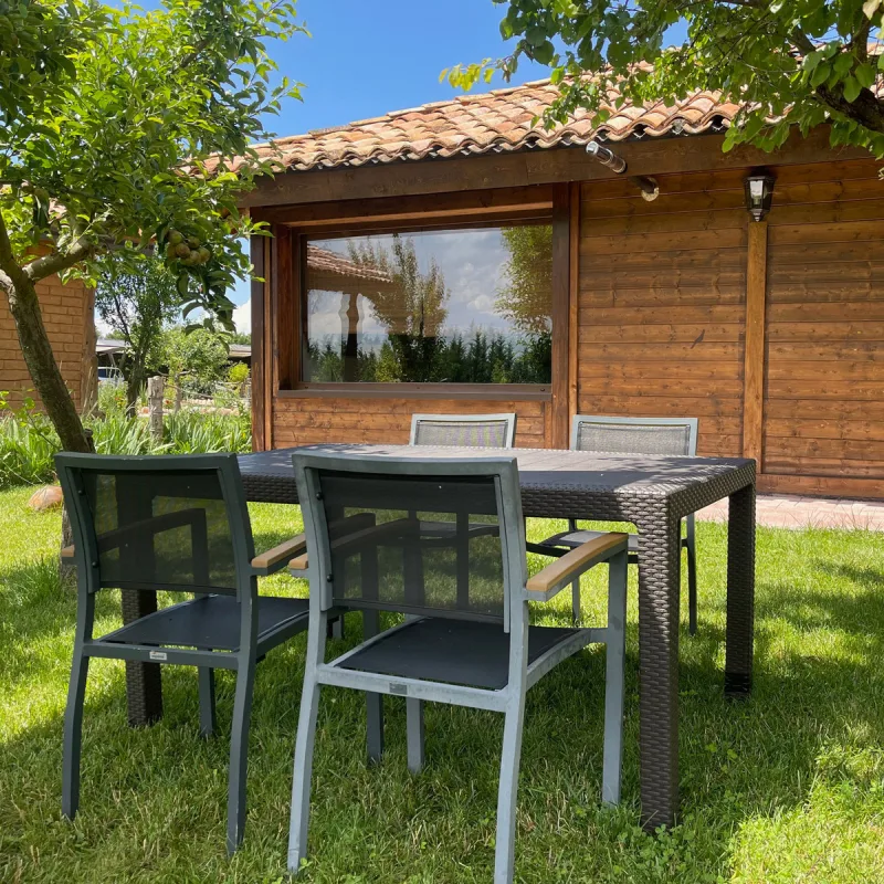 Bungalow con vistas al jardín de Villa Bagh