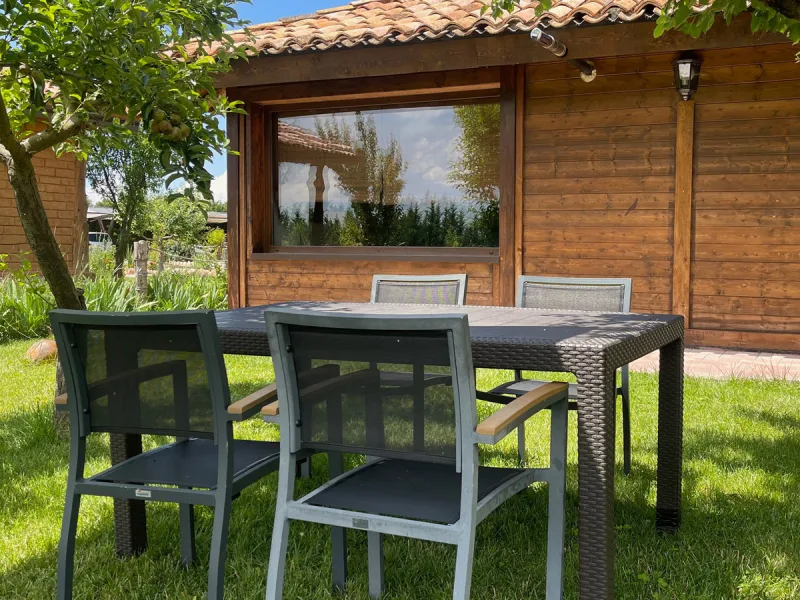 Bungalow con vistas al jardín de Villa Bagh