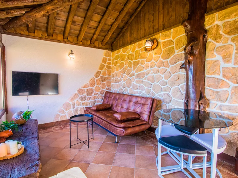 Bungalow con vistas al jardín de Villa Bagh