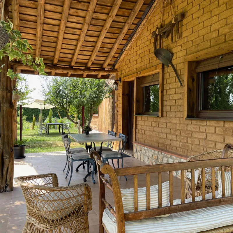 Bungalow con patio de Villa Bagh
